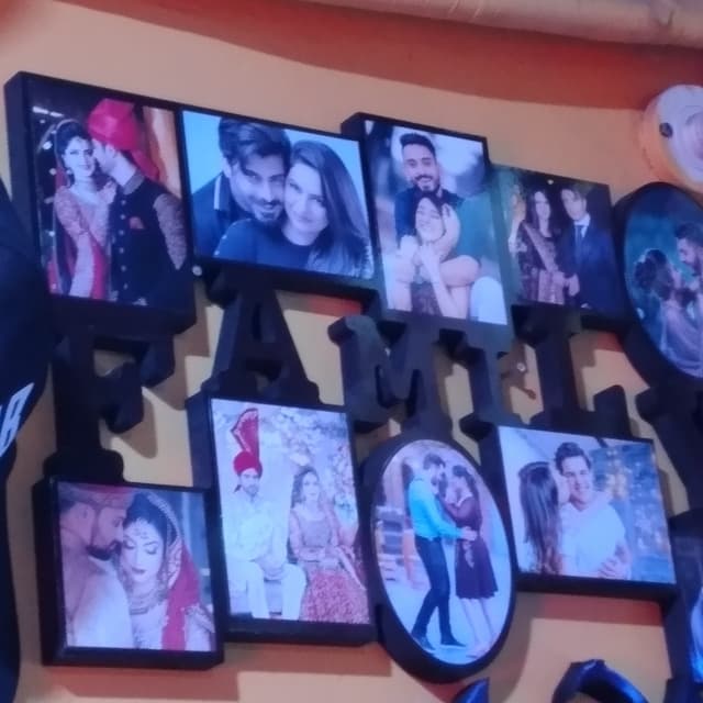 Family Photos Frame Wood